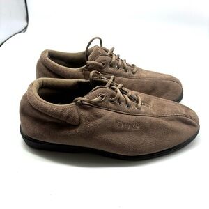 Proper Walker Stephanie Brown suede like lace up Sz 8 B. Worn once